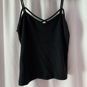 Brandy Melville Strappy Black Tank Top